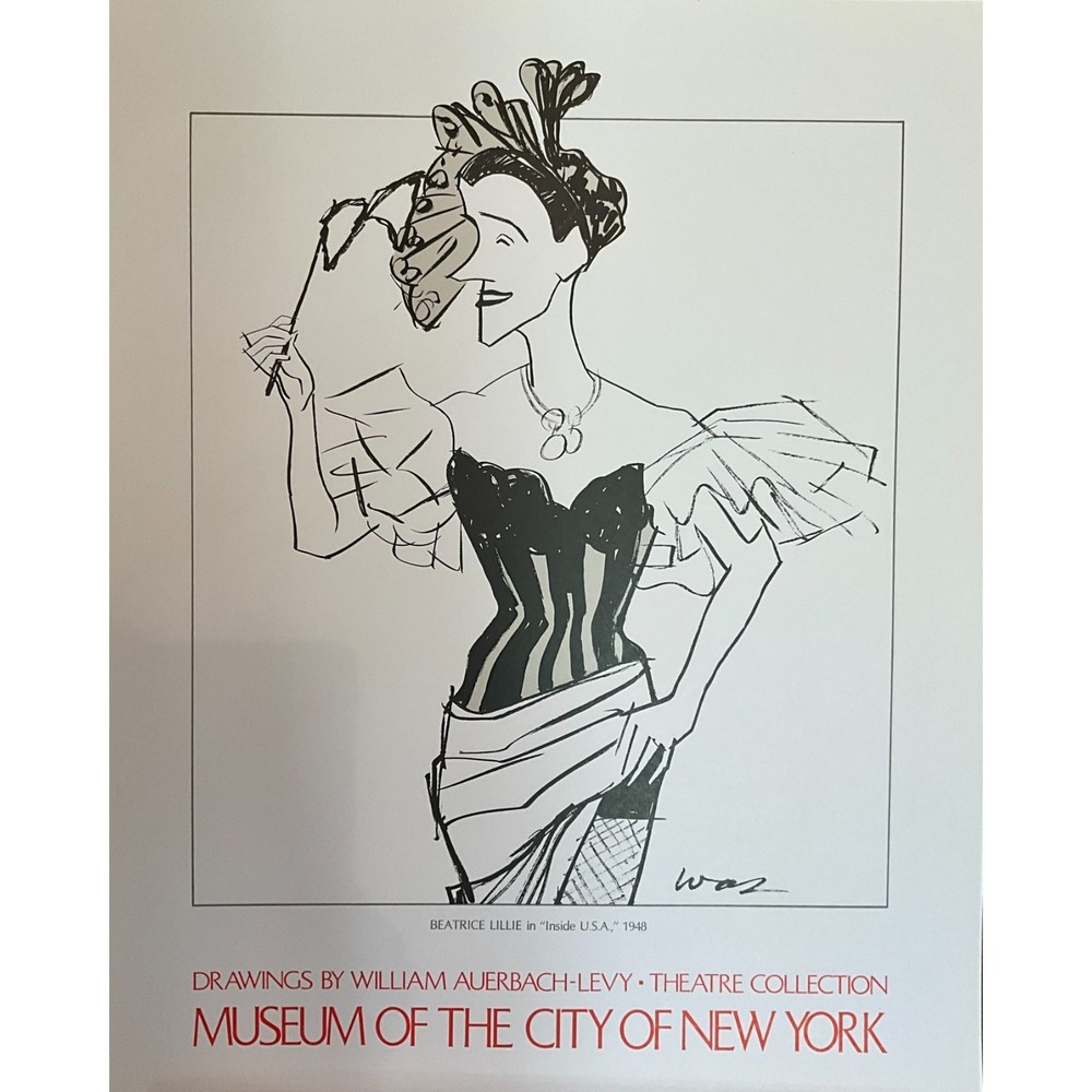 William Auerbach-Levy "Inside USA" Poster